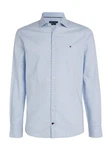Tommy Hilfiger Businesshemd OXF CIRCLE PRINT SHIRT SF Dunkelblau/Hellblau/Blau