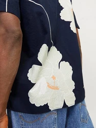 Jack & Jones Hawaiihemd JPRBLAPALMA RESORT SHIRT Blau