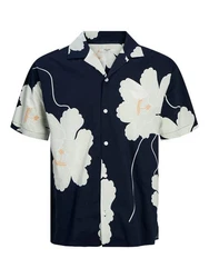 Jack & Jones Hawaiihemd JPRBLAPALMA RESORT SHIRT Blau