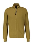 LERROS Strickjacke Strukturqualität Dunkelgrün/Braun/Khaki