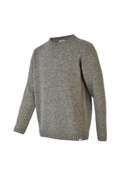 Cleptomanicx Strickpullover Spacer grau (hellgrau)