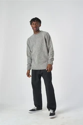 Cleptomanicx Strickpullover Spacer grau (hellgrau)