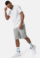 Indicode Sweatshorts White Rock Weiß