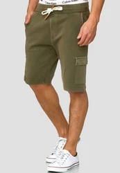 Indicode Sweatshorts White Rock Weiß