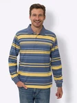 Sieh an! T-Shirt Langarm-Poloshirt Rot/Mischfarben/Blau/Grau/Hellblau/Gelb