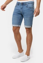 Indicode Jeansshorts INDelmare Hellblau/Blau