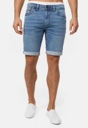 Indicode Jeansshorts INDelmare Hellblau/Blau