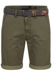 Indicode Chinoshorts Estrada Dunkelgrün/Khaki/Grün