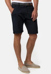 Indicode Chinoshorts Estrada Dunkelblau/Schwarz/Blau