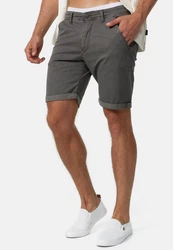 Indicode Chinoshorts Estrada Dunkelgrau/Hellgrau/Grau/Khaki