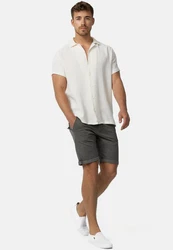 Indicode Chinoshorts Estrada Dunkelgrau/Hellgrau/Grau/Khaki