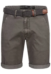 Indicode Chinoshorts Estrada Dunkelgrau/Hellgrau/Grau/Khaki