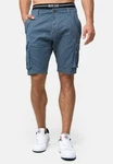 Indicode Cargoshorts Arbor Blau/Grau/Hellblau