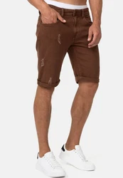 Indicode Chinoshorts Page Braun/Dunkelbraun/Khaki/Beige