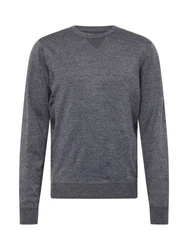 BLEND Pullover Bruton Dunkelgrau/Grau/Dunkelblau