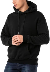 RedBridge Kapuzensweatshirt Herren Kapuzenpullover Basic Hoodie Premium Schwarz