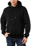 RedBridge Kapuzensweatshirt Herren Kapuzenpullover Basic Hoodie Premium Schwarz