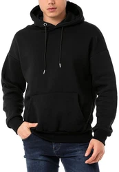RedBridge Kapuzensweatshirt Herren Kapuzenpullover Basic Hoodie Premium Schwarz