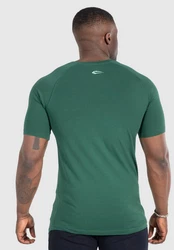 Smilodox T-Shirt Timmy Dunkelgrün/Grün/Türkis