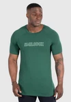 Smilodox T-Shirt Timmy Dunkelgrün/Grün/Türkis