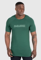Smilodox T-Shirt Timmy Dunkelgrün/Grün/Türkis