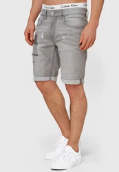 Indicode Jeans Shorts Roberts Grau/Braun/Beige/Khaki