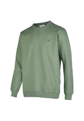 Cleptomanicx Sweatshirt Ligull Dunkelgrün/Grün