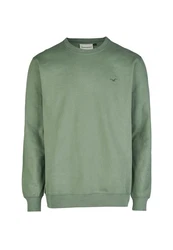 Cleptomanicx Sweatshirt Ligull Dunkelgrün/Grün