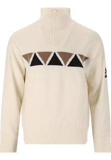 SOS Strickpullover Aboda Beige/Dunkelblau/Grau/Weiß