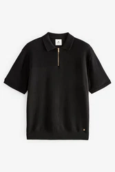Next Polokragenpullover Regular Fit mit Reißverschluss 