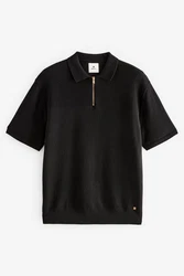 Next Polokragenpullover Regular Fit mit Reißverschluss 