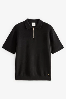 Next Polokragenpullover Regular Fit mit Reißverschluss Next Polokragenpullover Regular Fit mit Reißverschluss