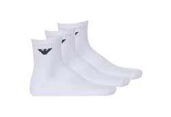 Emporio Armani Herren Socken Sporty Short Socks 3er Pack Wei