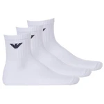 Emporio Armani Herren Socken Sporty Short Socks 3er Pack Wei