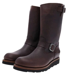 15700 LIGHTING Herren Engineerstiefel Braun Bikerboots Rahmengenht