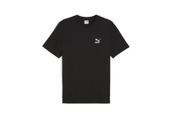 PUMA T-Shirt CLASSICS Herren Schwarz/Beige