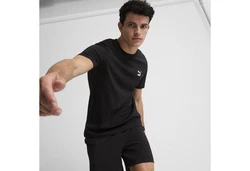 PUMA T-Shirt CLASSICS Herren Schwarz/Beige