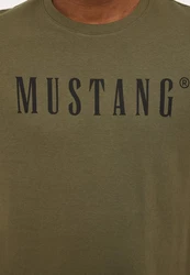 MUSTANG T-Shirt 'Austin' Dunkelgrün