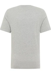 MUSTANG T-Shirt 'Austin' Grau/Rot/Mintgrün/Braun