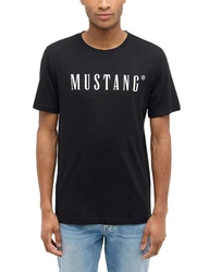 MUSTANG T-Shirt 'Austin' Rot/Gelb/Schwarz/Rosa/Beige