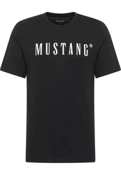 MUSTANG T-Shirt 'Austin' Rot/Gelb/Schwarz/Rosa/Beige