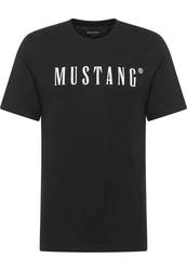 MUSTANG T-Shirt 'Austin' Rot/Gelb/Schwarz/Rosa/Beige