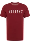 MUSTANG T-Shirt 'Austin' Rot/Dunkelrot