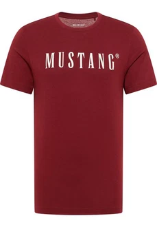 MUSTANG T-Shirt 'Austin' Rot/Dunkelrot