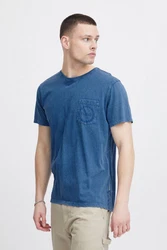 Blend T-Shirt BLEND BHTee Beige/Hellblau/Grün/Braun/Khaki/Blau