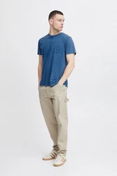 Blend T-Shirt BLEND BHTee Beige/Hellblau/Grün/Braun/Khaki/Blau