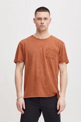 Blend T-Shirt BLEND BHTee Rot/Orange/Braun