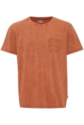 Blend T-Shirt BLEND BHTee Rot/Orange/Braun