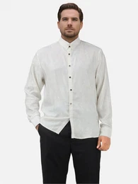 Langarmhemd Herren Freizeithemd Regular Fit