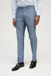 Next Anzughose Slim Fit Hellblau/Grau/Blau